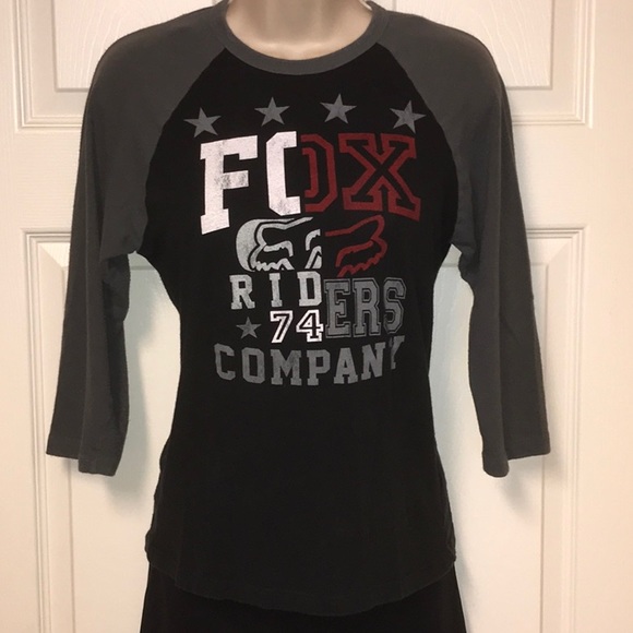 Tops - FOX 3/4 sleeve tee shirt